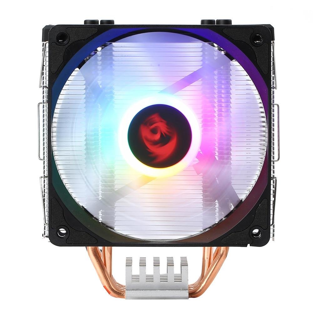 Air Cooler Redragon SIF CC-1052, RGB Rainbow, AMD/Intel, 120mm, Preto - CC-1052