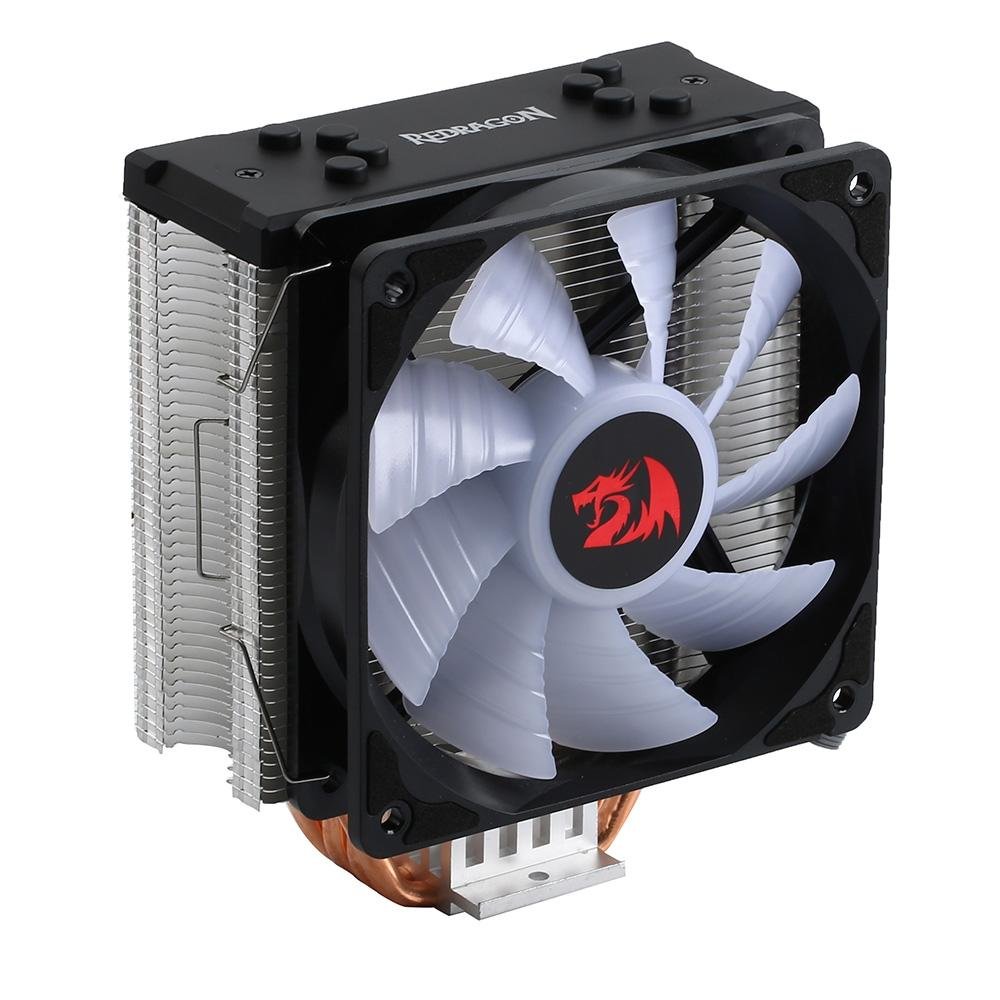 Air Cooler Redragon SIF CC-1052, RGB Rainbow, AMD/Intel, 120mm, Preto - CC-1052