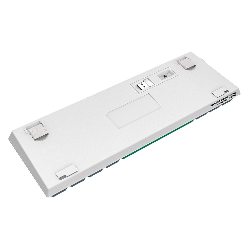Teclado Mecânico Gamer Machenike K500-B61, Switch ( Balão.info) Brown, ABNT, Branco - K500-B61BBR - foto 11