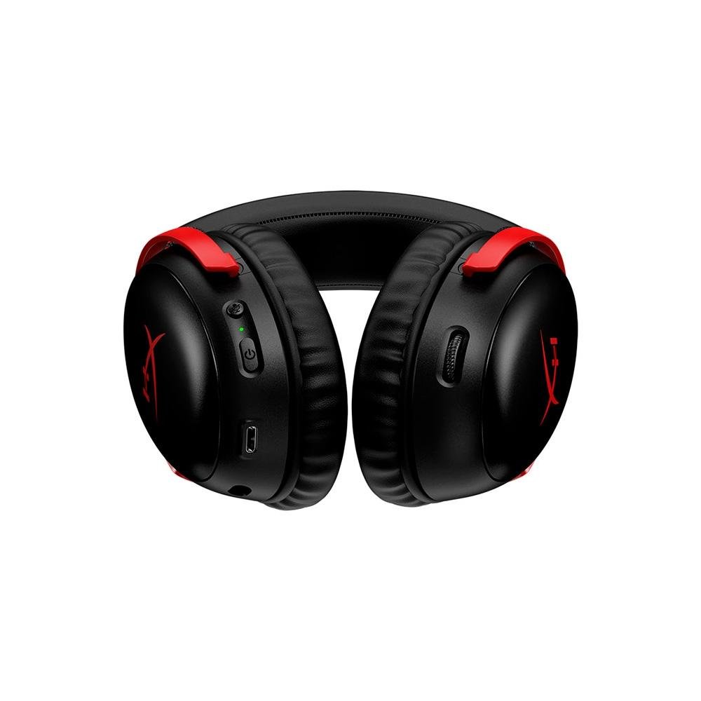 Headset Gamer Sem Fio HyperX Cloud III, Drivers 53mm, Wireless, Multi Plataforma, Preto e Vermelho - 77Z46AA - view 5