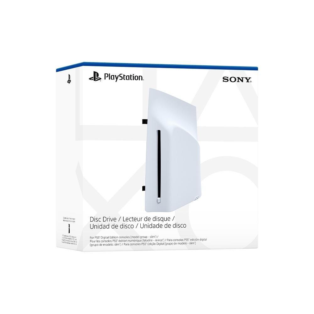 Leitor de Disco Para Playstation 5 Slim, PS5 Pro Sony, Edição digital, Branco - CFI-2000 - slim - view 2