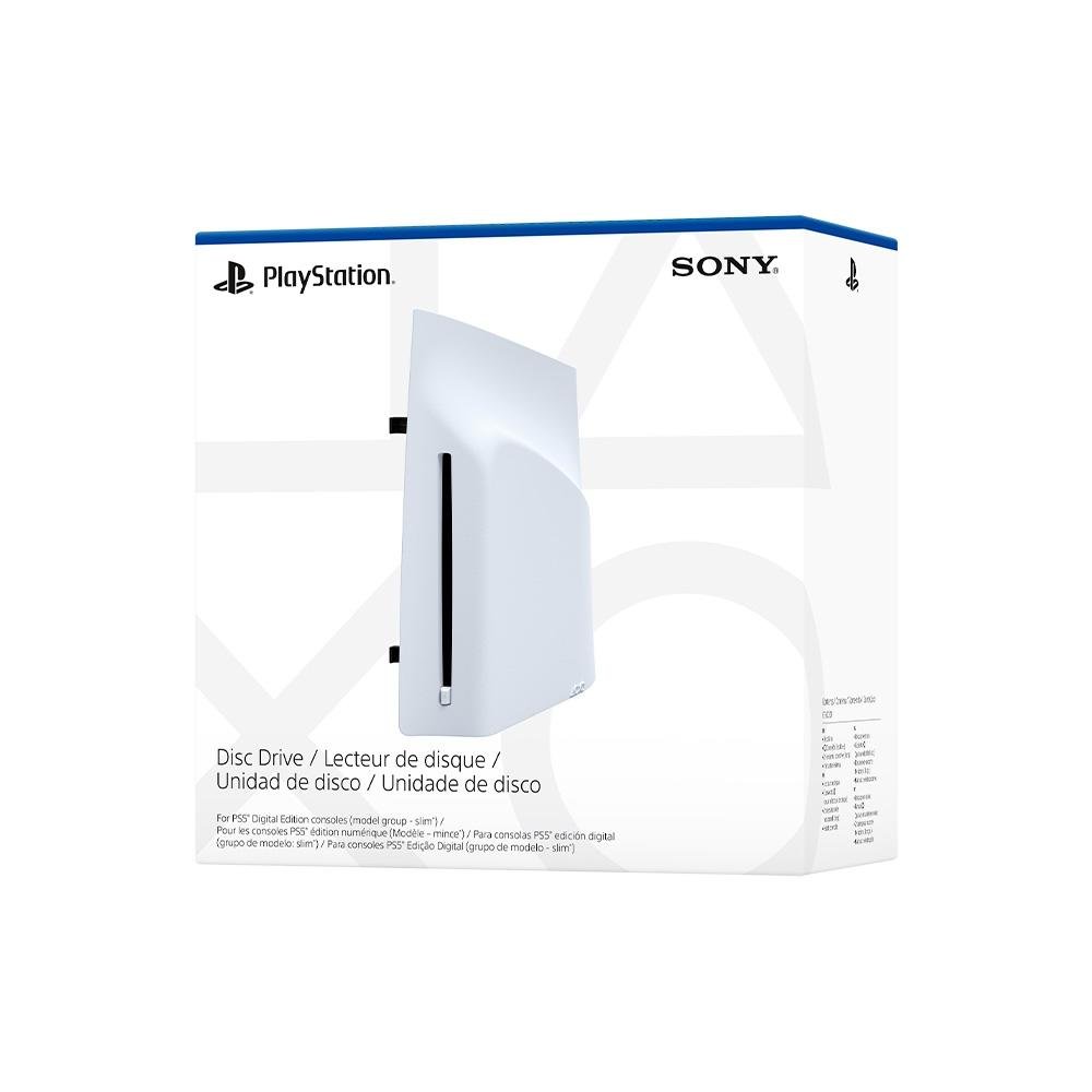 Leitor de Disco Para Playstation 5 Slim, PS5 Pro Sony, Edição digital, Branco - CFI-2000 - slim - view 3