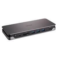HUB DockStation Acer ADK233 USB-C, p/ 2x HDMI 2.0, DisplayPort 1.4, 3x USB 3.1, USB-C 3.1, Ethernet, Áudio, Cartão SD, Preto - GP.DCK11.00V