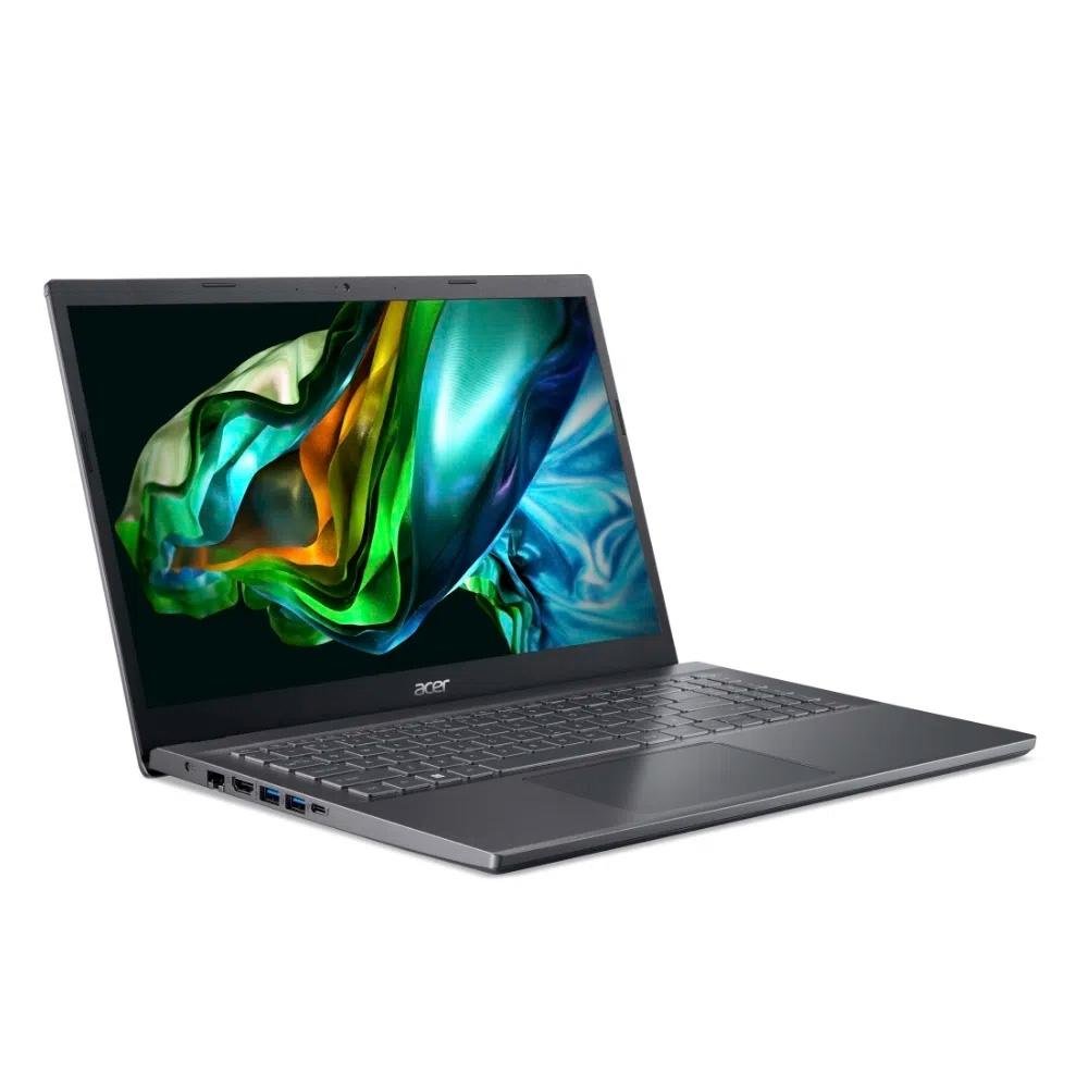 Imagem 2 de 3 do produto Notebook Acer Intel Core I5-12450H, 8GB RAM, SSD 256GB, 15.6" Full HD, Linux, Cinza - A515-57-51W5