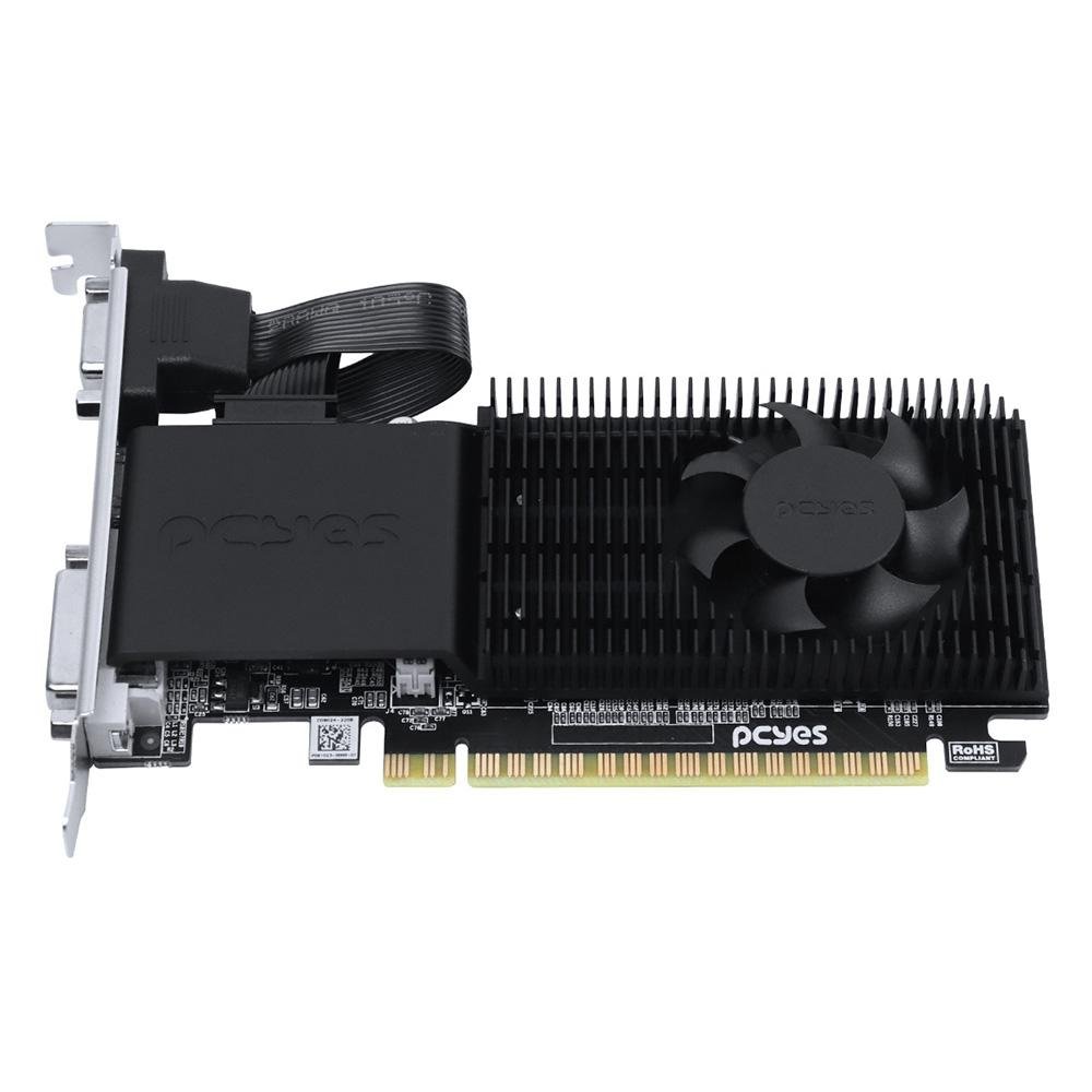 Placa de Vídeo G210 PCYes Projeto Edge Low Profile NVIDIA GeForce, 1GB DDR3 - PPE210DR3SFBR Placa de Vídeo G210 PCYes Projeto Edge Low Profile NVIDIA GeForce, 1GB DDR3 - PPE210DR3SFBR