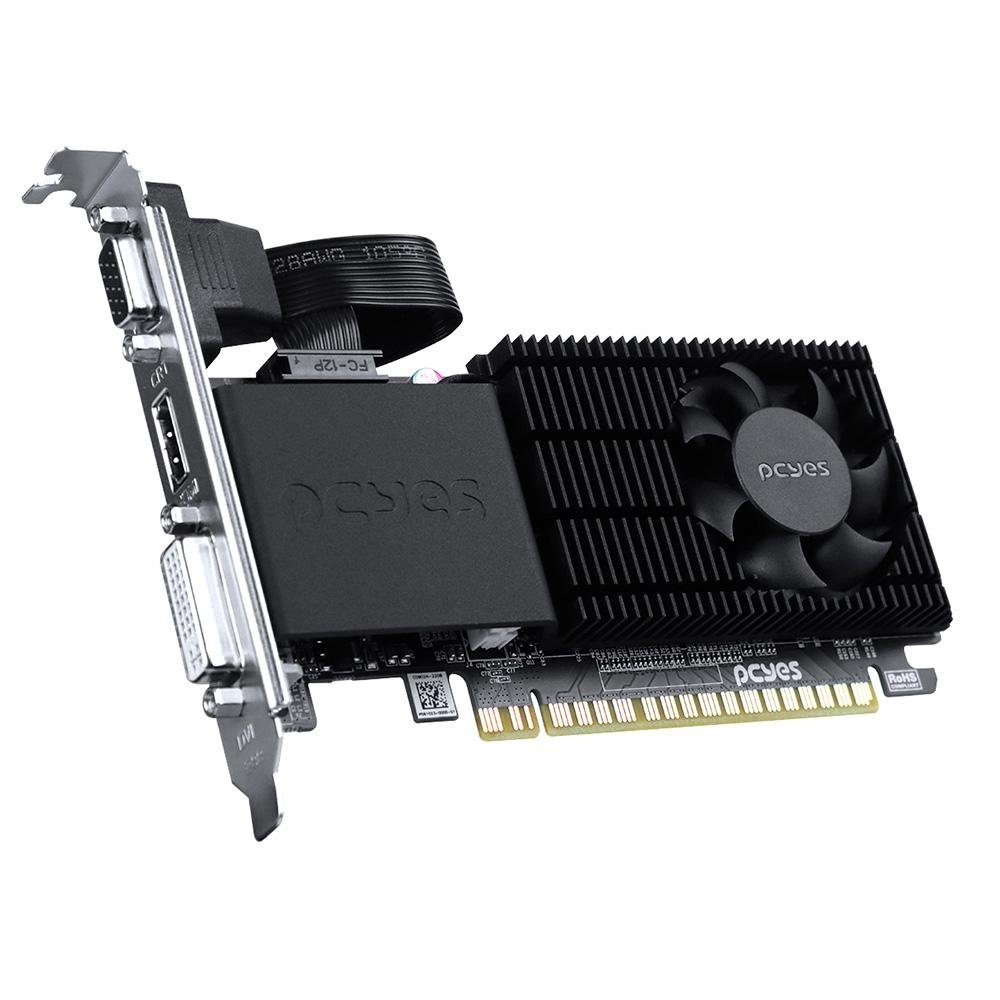 Placa de Vídeo G210 PCYes Projeto Edge Low Profile NVIDIA GeForce, 1GB DDR3 - PPE210DR3SFBR Placa de Vídeo G210 PCYes Projeto Edge Low Profile NVIDIA GeForce, 1GB DDR3 - PPE210DR3SFBR