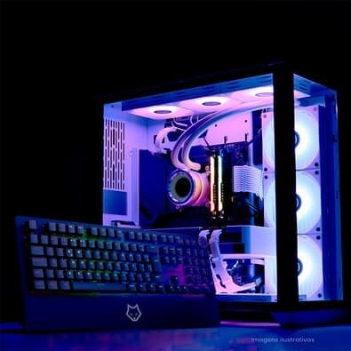Teclado Mecânico Gamer Husky Anchorage Full Size, RGB, Switch Gateron EF Brown, ABNT2, Preto - HTG200PTMA