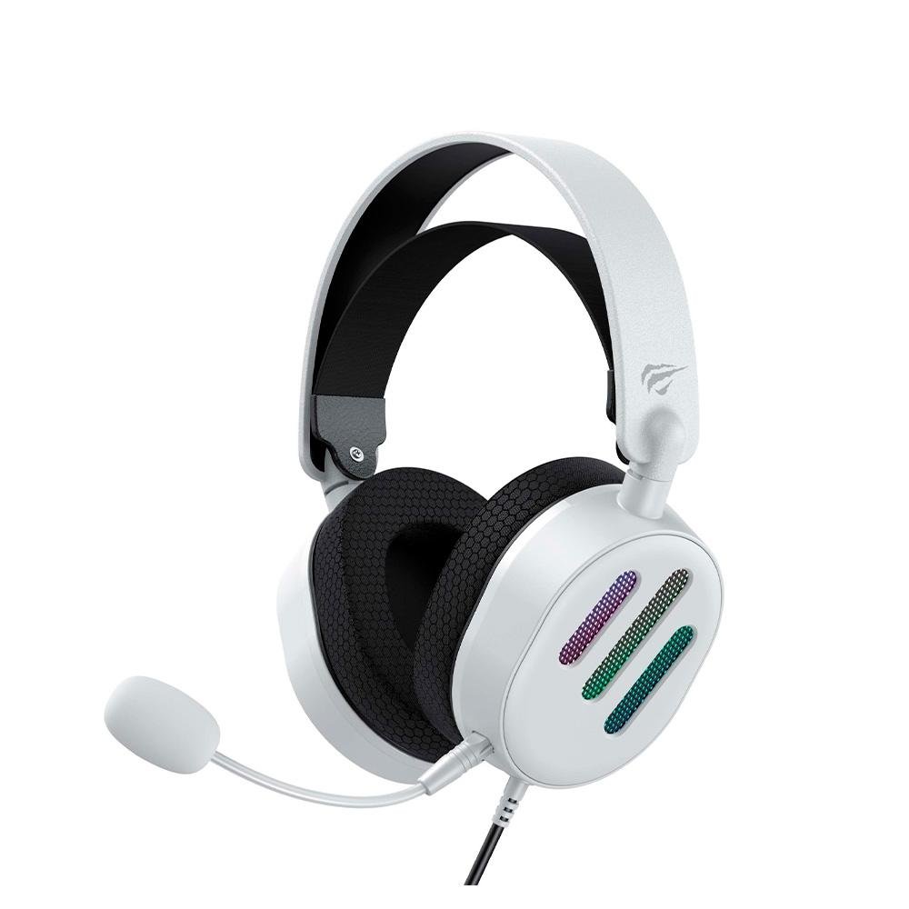 Imagem 2 de 5 do produto Headset Gamer Havit H2038U, RGB, 7.1, Driver 50mm, USB, Branco