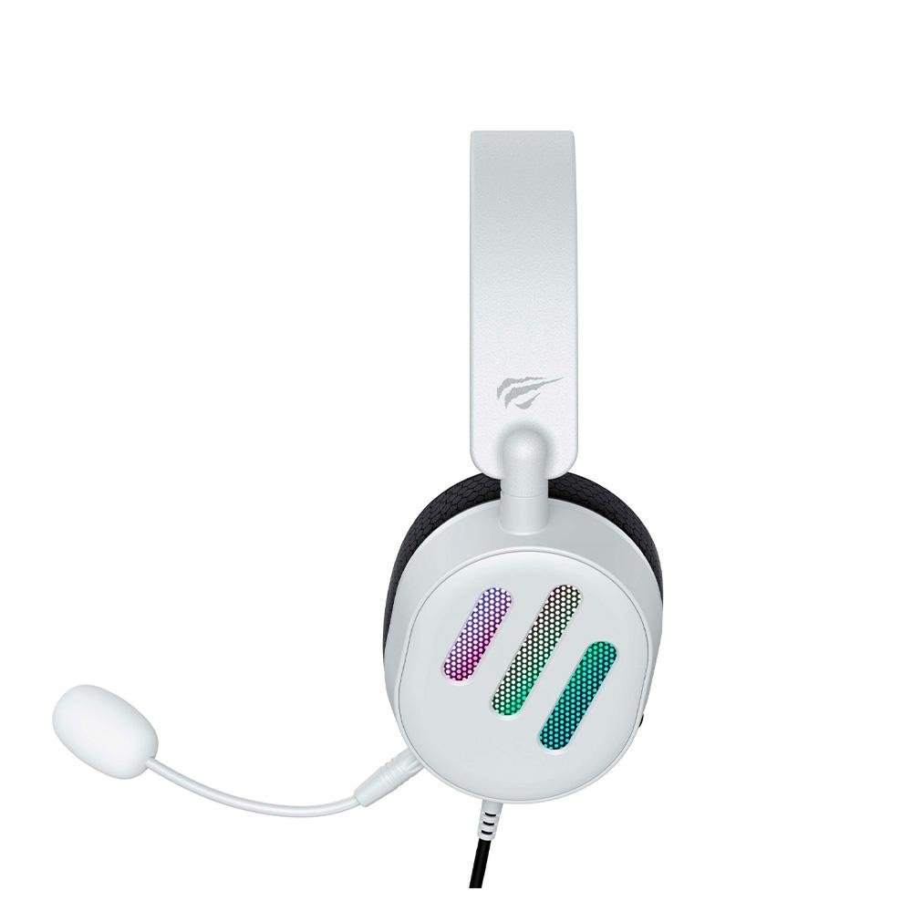 Imagem 4 de 5 do produto Headset Gamer Havit H2038U, RGB, 7.1, Driver 50mm, USB, Branco