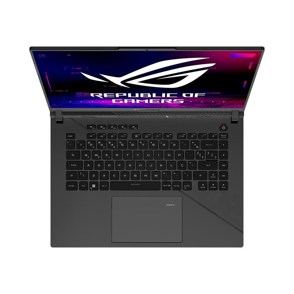 Imagem 25 de 25 do produto Notebook Gamer ASUS ROG Strix G16 Intel Core i9-14900HX, 32GB RAM, RTX 4080 12GB, SSD 2TB, 16" 2,5K 240Hz ROG Nebula, W11H - G614JZR-N4067W