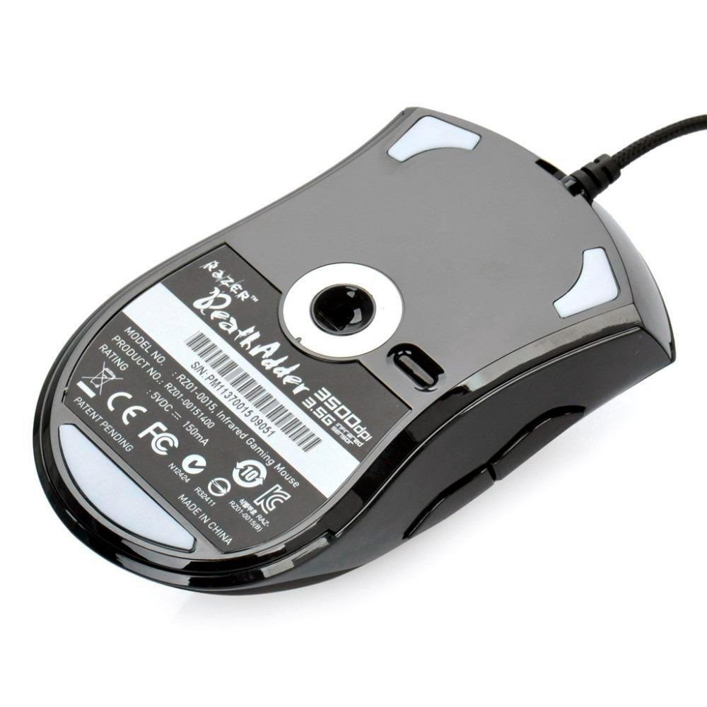 Imagem 3 de 3 do produto Mouse Gamer Razer Deathadder, LED Azul, 5 Botões, 3500DPI