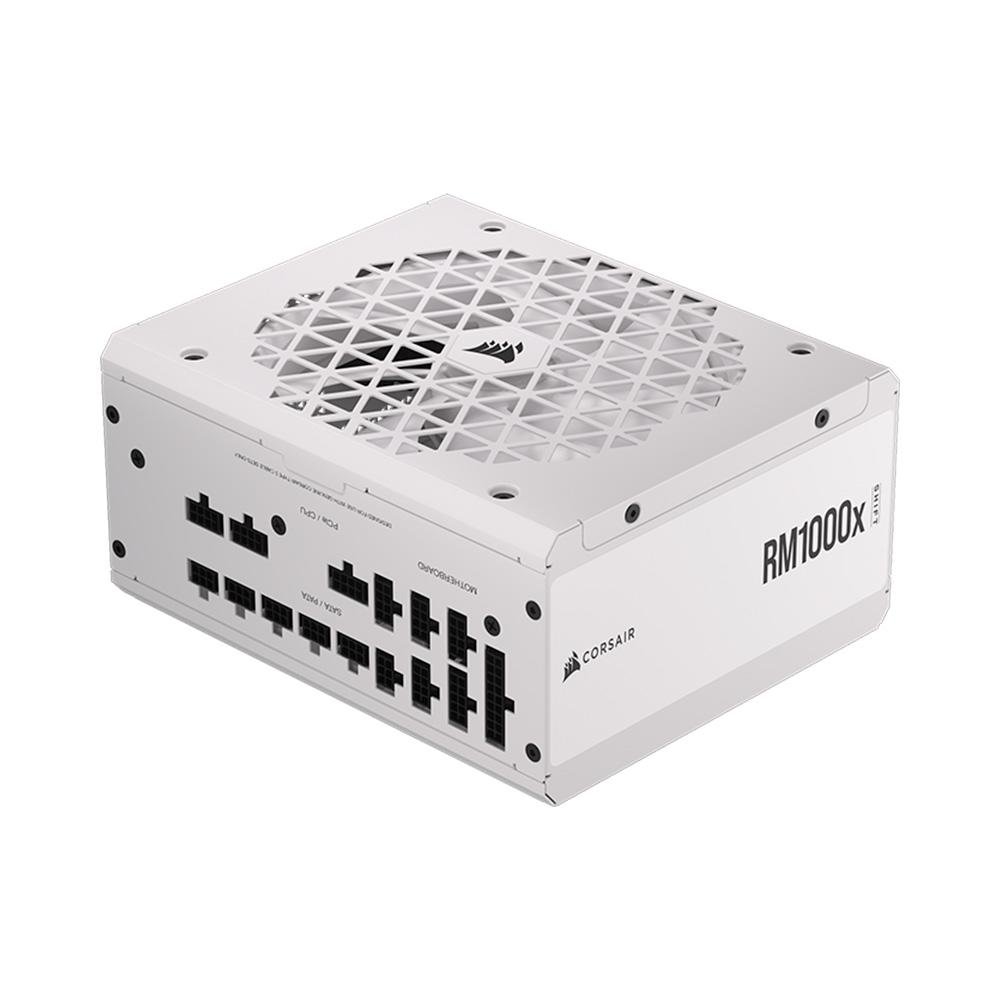 Fonte Corsair RM1000x Shift, 1000W, 80 Plus Gold, Modular, Branco - CP-9020275-BR Fonte Corsair RM1000x Shift, 1000W, 80 Plus Gold, Modular, Branco - CP-9020275-BR