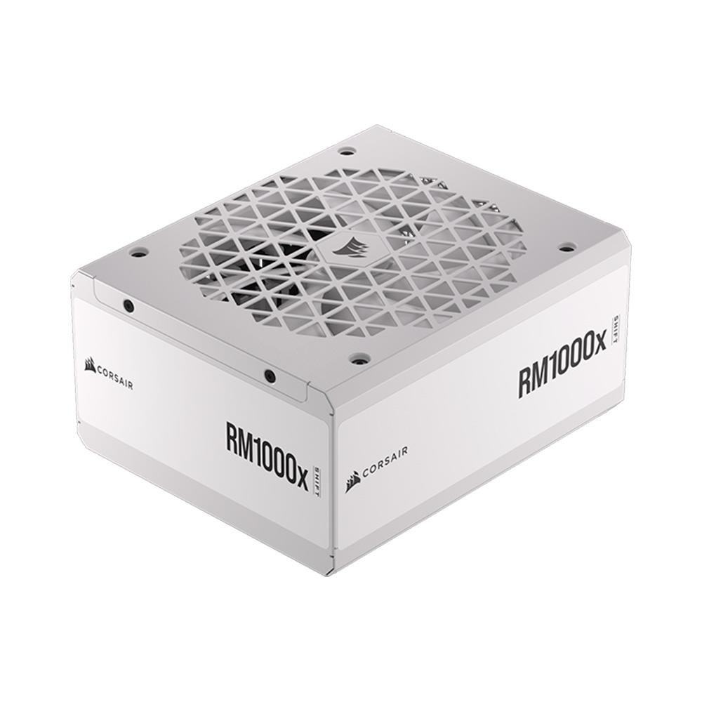 Fonte Corsair RM1000x Shift, 1000W, 80 Plus Gold, Modular, Branco - CP-9020275-BR Fonte Corsair RM1000x Shift, 1000W, 80 Plus Gold, Modular, Branco - CP-9020275-BR