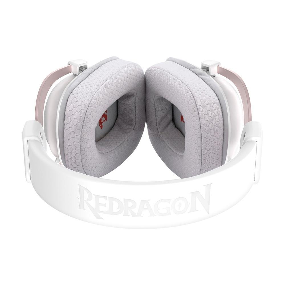 Headset Gamer Sem Fio Redragon Zeus Pro, 7.1, Driver 53mm, Bluetooth, Branco - H510W-PRO Headset Gamer Sem Fio Redragon Zeus Pro, 7.1, Driver 53mm, Bluetooth, Branco - H510W-PRO