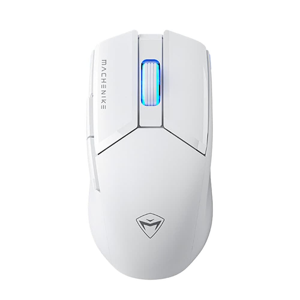 Imagem 2 de 3 do produto Mouse Gamer Sem Fio Machenike M7 Pro, RGB, 26000 DPI, 6 Botões, Wireless, Branco - M720BBR