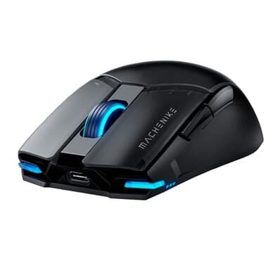 Mouse Gamer Sem Fio Machenike M7 Pro, RGB, 26000 DPI, 6 Botoes, Wireless, Preto – M720PBR