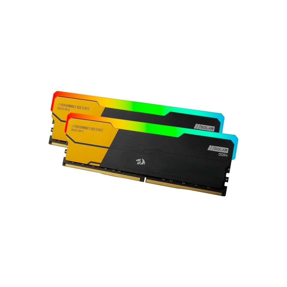 Memória Redragon Solar RGB | KaBuM! Memória Redragon Solar RGB | KaBuM!