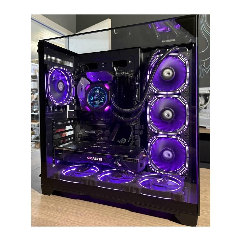 Imagem 3 de 3 do produto Tela de Monitoramento Gamer Rise Mode Para Water cooler, Vision Screen, 2.1" IPS, Preto - RM-VS-B