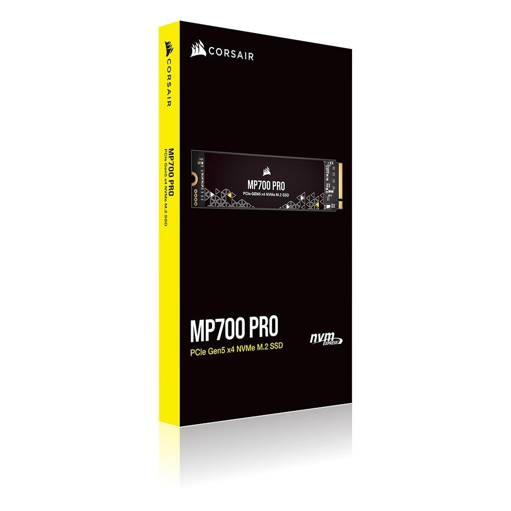 Imagem 7 de 7 do produto SSD Corsair MP700 Pro, 4TB, M.2 2280, PCIe 5.0 x4, NVMe, Leitura: 12400 MB/s, Gravação: 11800 MB/s, Preto - CSSD-F4000GBMP700PNH