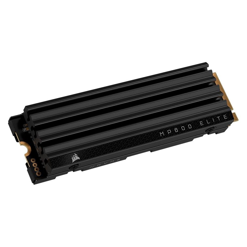 SSD Corsair MP600 Elite, 2TB, M.2 NVMe, Leitura 7000MB/s e Gravação 6500MB/s, Preto - CSSD-F2000GBMP600EHS - view 2