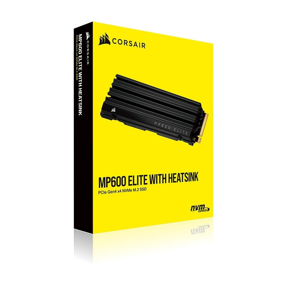SSD Corsair MP600 Elite, 2TB, M.2 NVMe, Leitura 7000MB/s e Gravação 6500MB/s, Preto - CSSD-F2000GBMP600EHS - view 7
