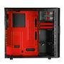 Gabinete Sharkoon T28 Preto e Vermelho