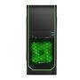 Gabinete Sharkoon VS3-V Preto e Verde com Cooler Verde