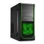 Gabinete Sharkoon VS3-V Preto e Verde com Cooler Verde