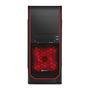 Gabinete Sharkoon VS3-V Preto e Vermelho com Cooler Vermelho