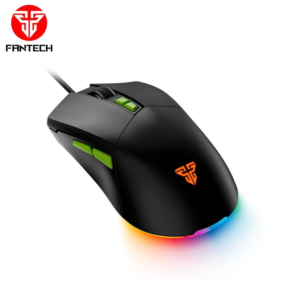 Imagem 3 de 5 do produto Mouse Gamer com Fio Fantech Phantom II VX6, 7200 DPI, 7 botões, Preto - Phantom II VX6 B