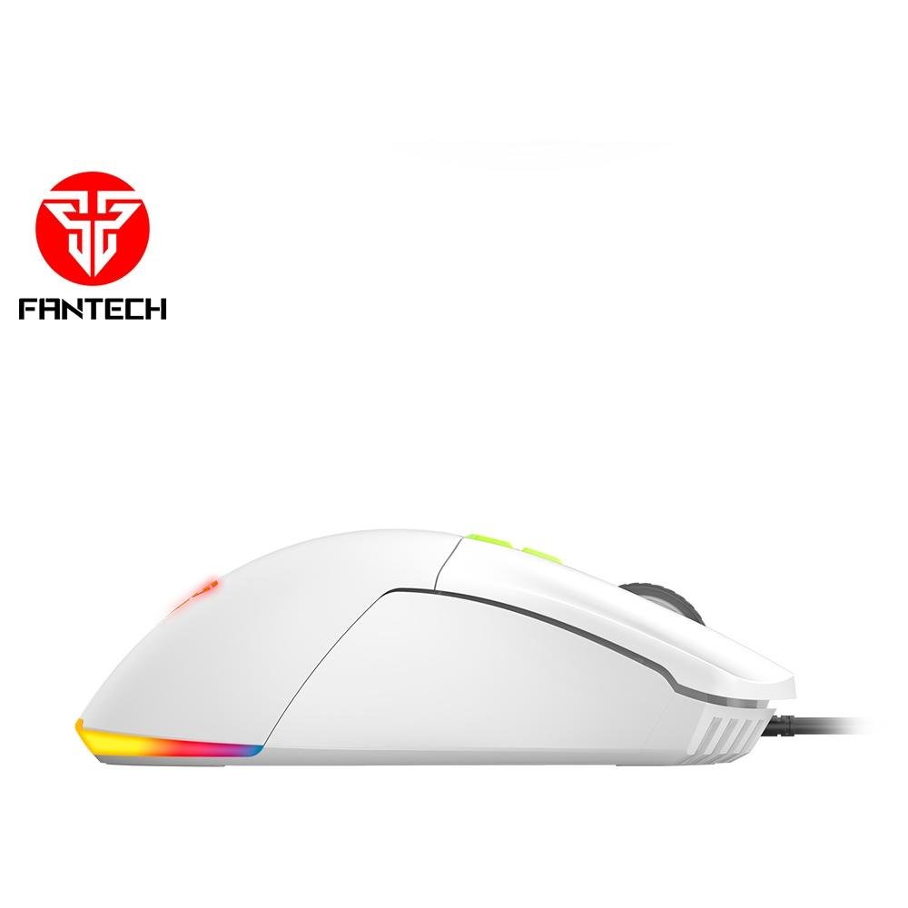 Mouse Gamer com Fio Fantech Phantom II VX6, 7200 DPI, 7 botões, Branco - Phantom II VX6 W Mouse Gamer com Fio Fantech Phantom II VX6, 7200 DPI, 7 botões, Branco - Phantom II VX6 W