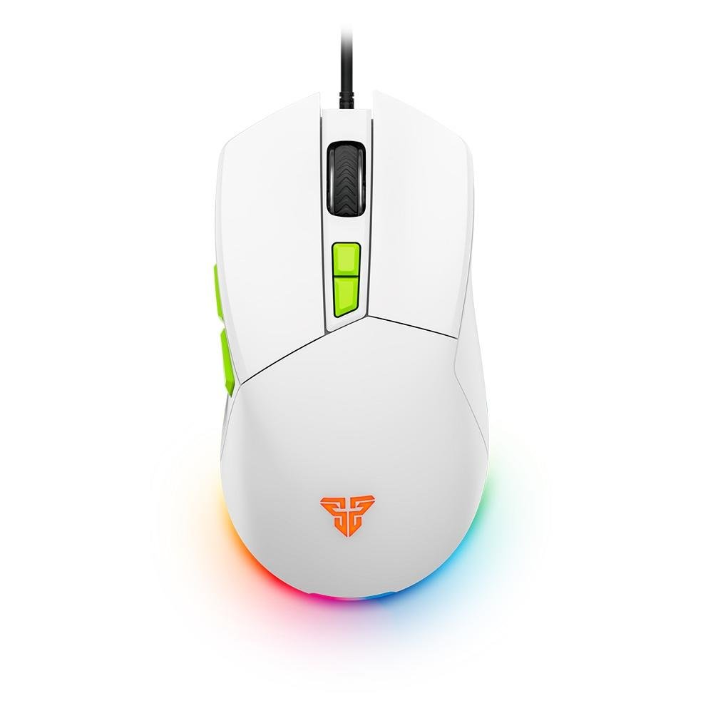 Mouse Gamer com Fio Fantech Phantom II VX6, 7200 DPI, 7 botões, Branco - Phantom II VX6 W Mouse Gamer com Fio Fantech Phantom II VX6, 7200 DPI, 7 botões, Branco - Phantom II VX6 W