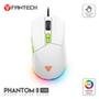 Mouse Gamer com Fio Fantech Phantom II VX6, 7200 DPI, 7 botões, Branco - Phantom II VX6 W