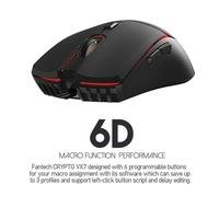 Mouse Gamer com Fio Fantech Crypto VX7, 8000 DPI 6 botões, Preto - Crypto VX7 B