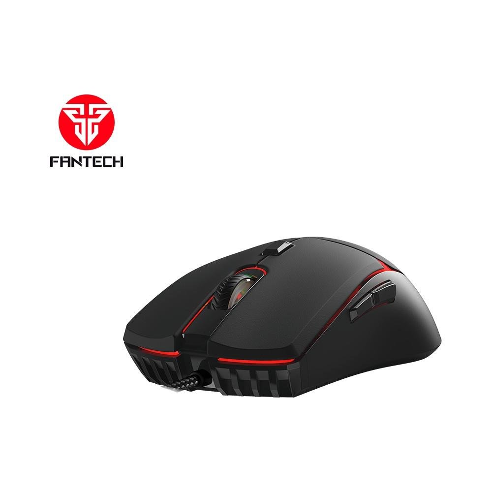 Mouse Gamer com Fio Fantech Crypto VX7, 8000 DPI 6 botões, Preto - Crypto VX7 B Mouse Gamer com Fio Fantech Crypto VX7, 8000 DPI 6 botões, Preto - Crypto VX7 B