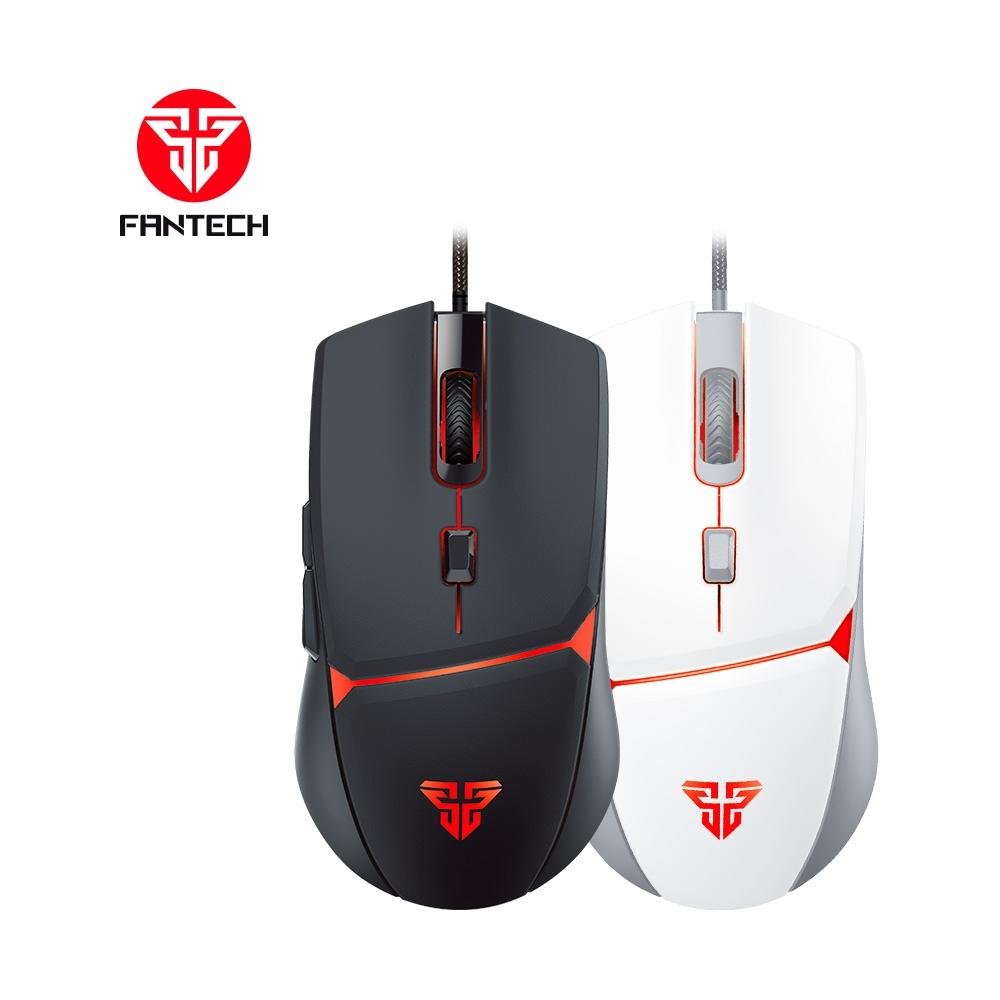 Mouse Gamer com Fio Fantech Crypto VX7, 8000 DPI 6 botões, Preto - Crypto VX7 B Mouse Gamer com Fio Fantech Crypto VX7, 8000 DPI 6 botões, Preto - Crypto VX7 B