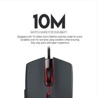 Mouse Gamer com Fio Fantech Crypto VX7, 8000 DPI 6 botões, Preto - Crypto VX7 B