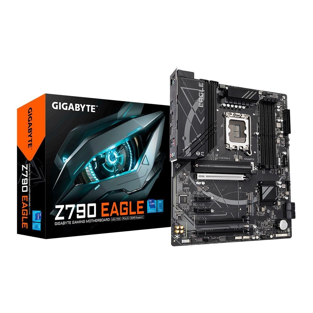 Placa-Mãe Gigabyte Z790 EAGLE, Intel, ATX, DDR5, RGB, Preto - Z790 EAGLE 5