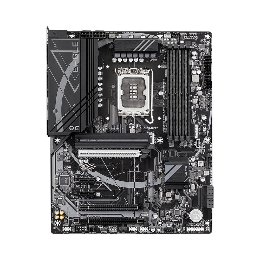 Imagem 2 de 5 do produto Placa-Mãe Gigabyte Z790 EAGLE, Intel, ATX, DDR5, RGB, Preto - Z790 EAGLE