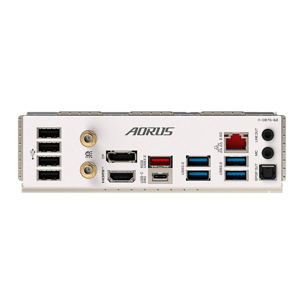 Imagem 6 de 6 do produto Placa-Mãe Gigabyte Z790M AORUS ELITE AX ICE, Intel, mATX, DDR5, RGB, Wi-Fi, Bluetooth, Branco - Z790M AORUS ELITE AX ICE