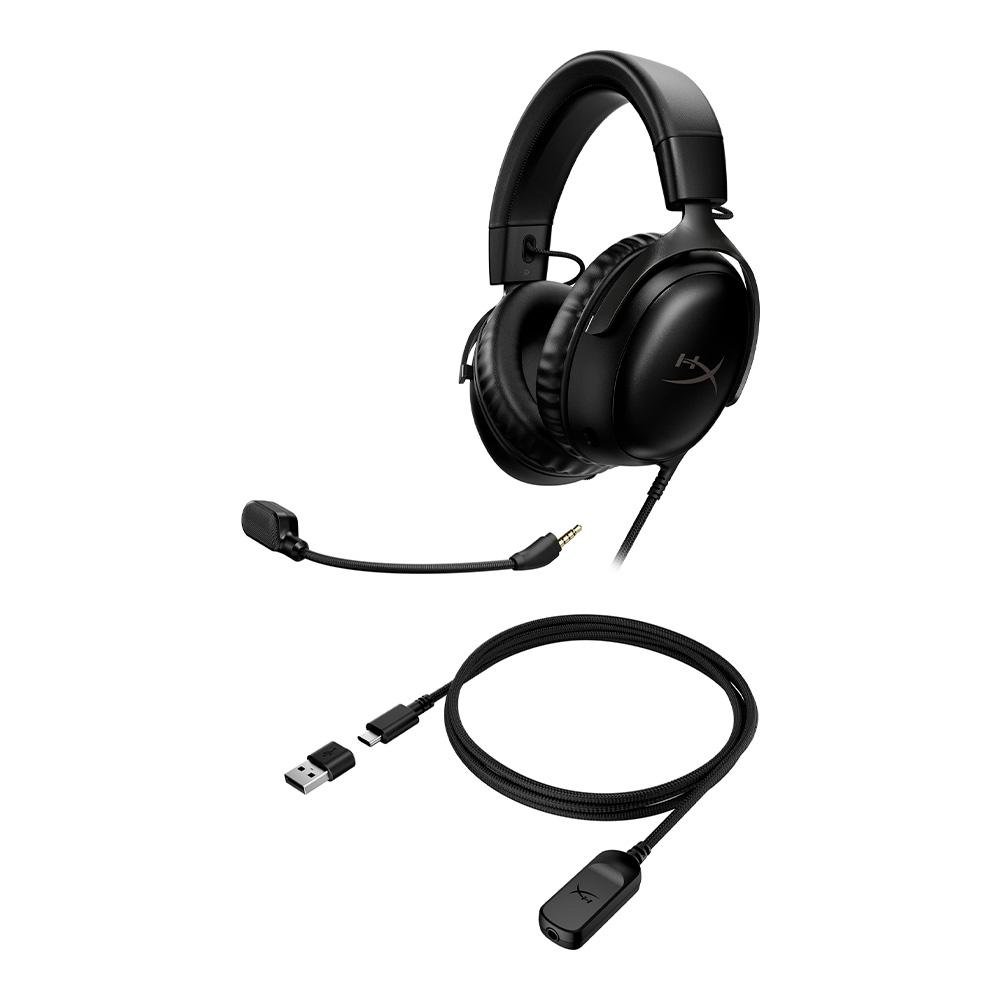 Headset Gamer HyperX Cloud III, Driver 53mm, USB, Multi Plataformas, Preto - 727A8AA Headset Gamer HyperX Cloud III, Driver 53mm, USB, Multi Plataformas, Preto - 727A8AA