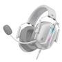 Headset Gamer Rise Mode G1 Special Edition White, Driver 50mm, Led Rainbow, USB e P3 3.5mm, Branco - RM-HS-G1SE-W