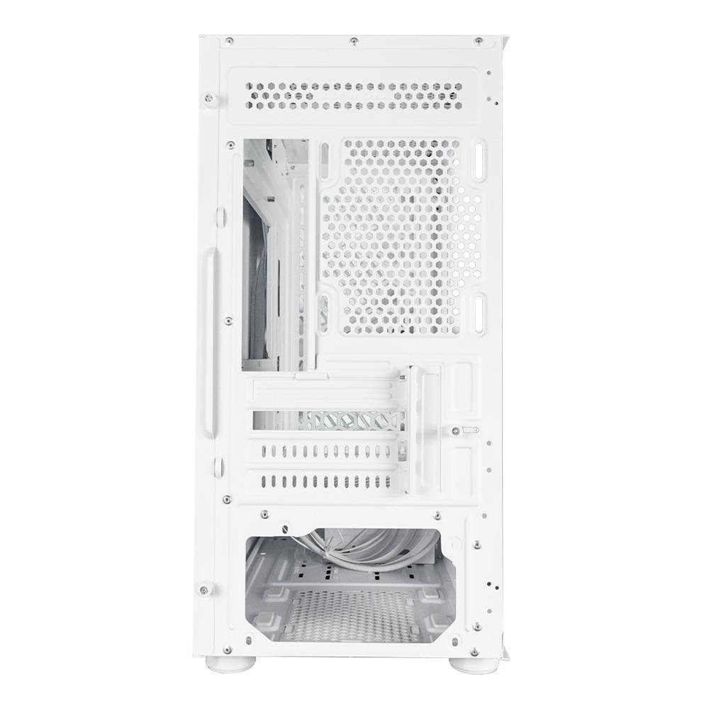 Gabinete Gamer ONE POWER ( Balão.info), Mid Tower, M-ATX, Lateral em Vidro Temperado, Sem FANs, Branco - CC-201W - view 10