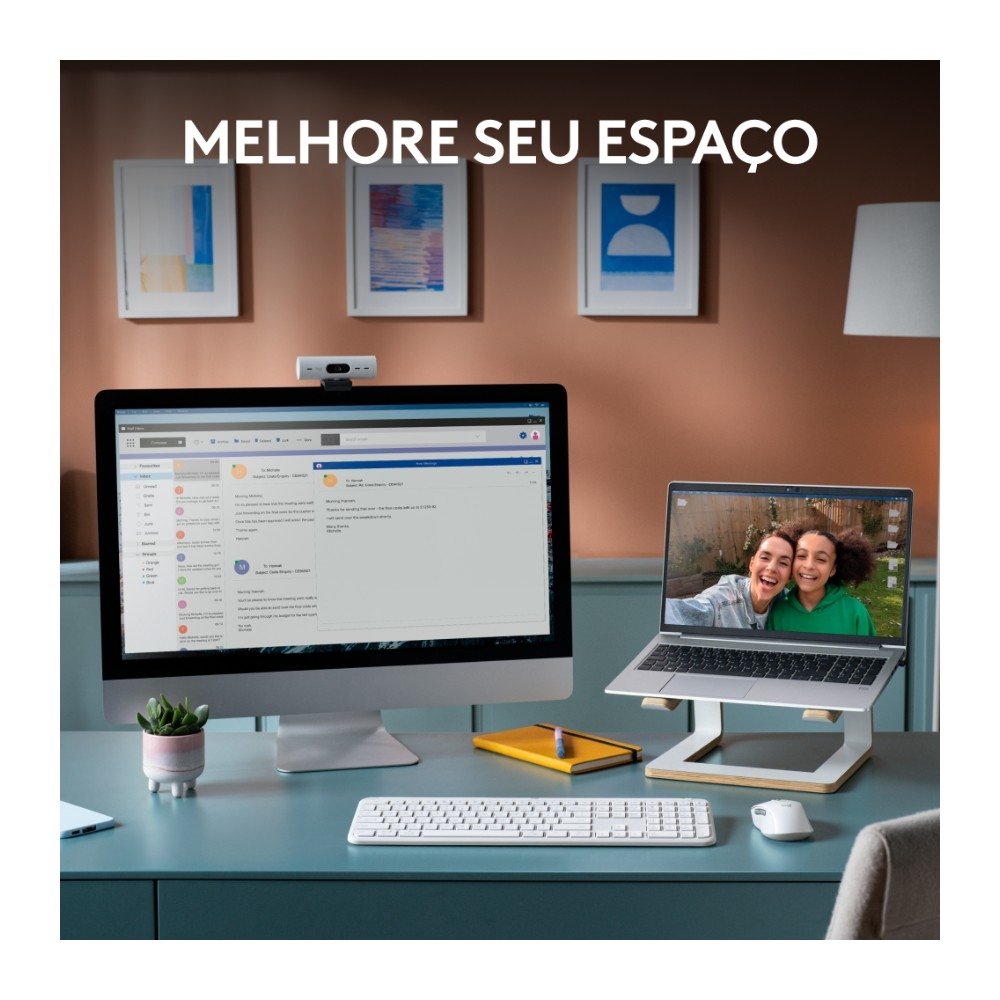 Teclado sem fio ( Balão.info) Signature Slim K950 Com Conexão Bluetooth ou Receptor USB Logi Bolt Incluso e Layout US INTL, Branco - 920-( Balão.info - view 5