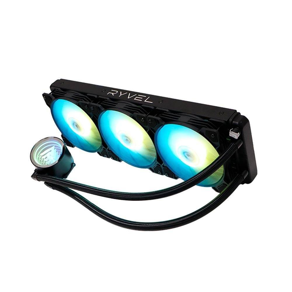 Imagem 5 de 7 do produto Water Cooler Ryvel Hidra, ARGB, 360mm, AMD/Intel, Preto - RY-WC-HDR-BL