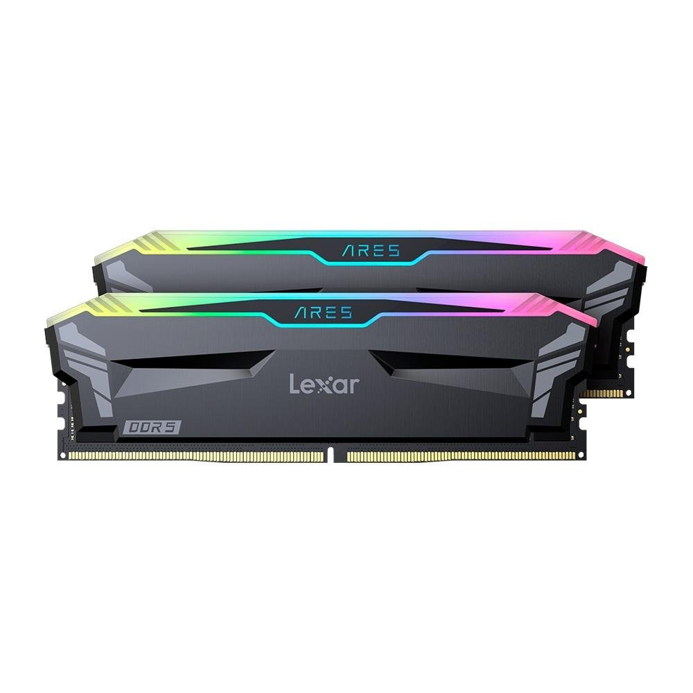 Imagem 2 de 8 do produto Memória RAM Lexar RGB, 32GB (2x16GB), 6000MHz, DDR5, CL30, U-DIMM - LD5BU016G-R6000GDLA
