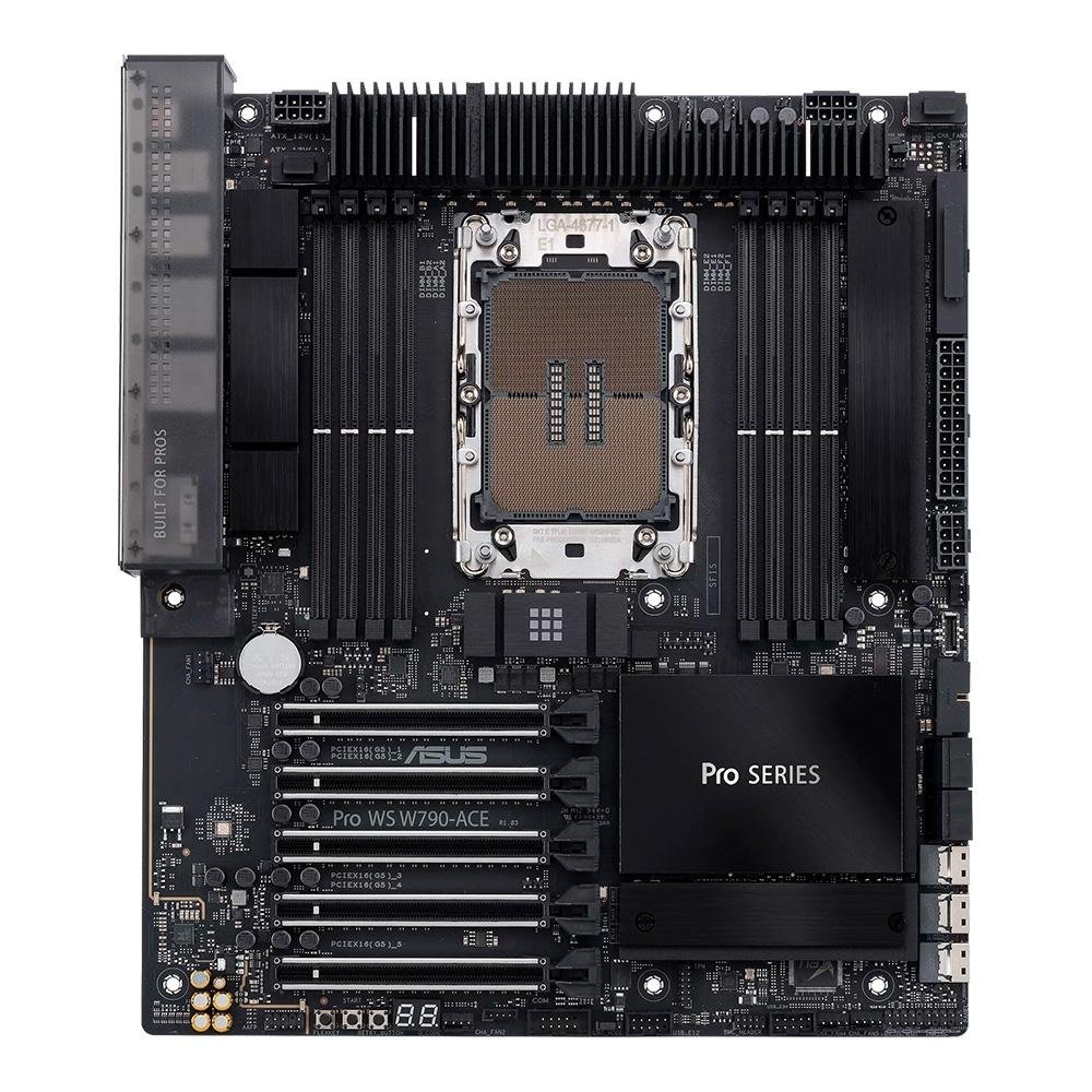 Placa-Mãe ASUS PRO WS W790-ACE, Intel, CEB, DDR5, Preto - 90MB1C70-M0EAY0 - view 2