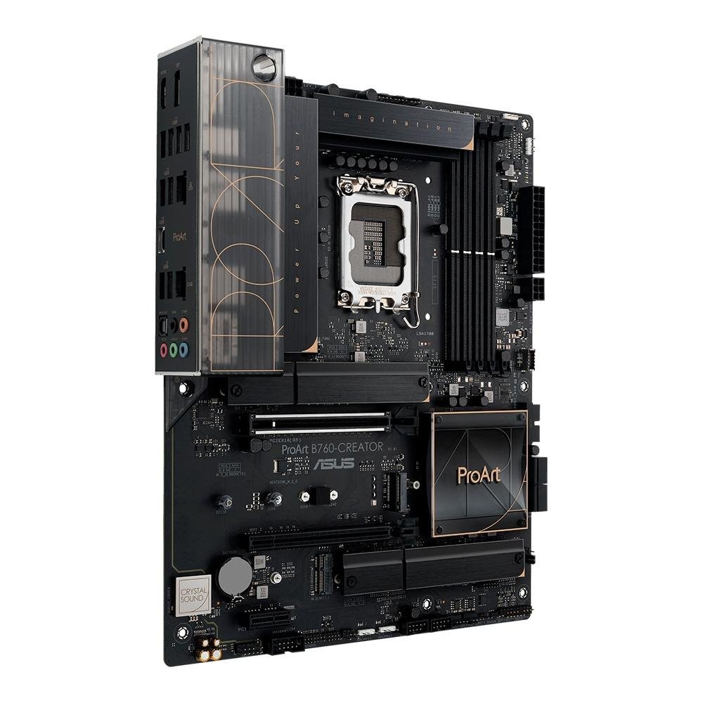 Imagem 4 de 7 do produto Placa-Mãe ASUS Proart B760-Creator, Intel, ATX, DDR5, Wi-Fi, Preto - 90MB1FY0-M0EAY0
