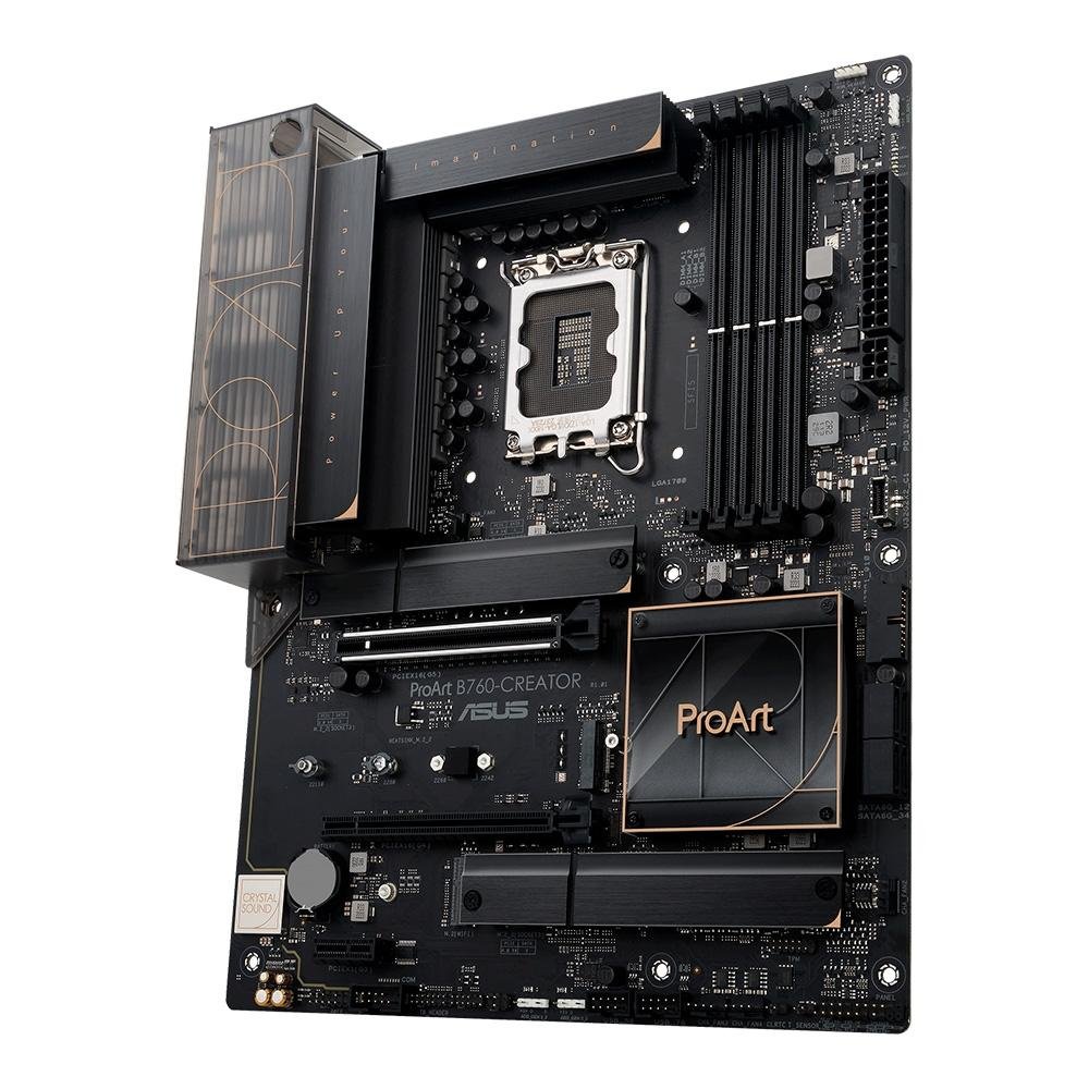 Imagem 3 de 7 do produto Placa-Mãe ASUS Proart B760-Creator, Intel, ATX, DDR5, Wi-Fi, Preto - 90MB1FY0-M0EAY0