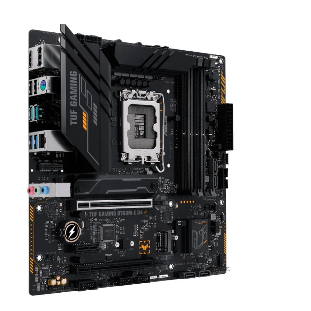 Placa-Mãe ASUS TUF Gaming B760M-E D4, Intel, M-ATX, DDR4, Preto - 90MB1E90-M0EAY0 - view 4